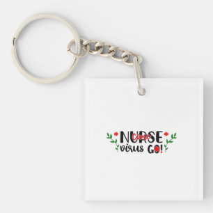 Zuster Gift Nurse Kompen Virus Go Sleutelhanger