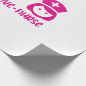 Zuster Gift Peace Love Neurse Cadeaupapier (Hoek)