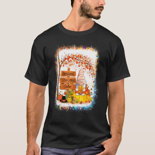 Zuster Gnome Herfst herfst dan T-shirt (Voorkant)