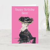  zuster Grote Pet Edouard Manet Birthday Kaart (Voorkant)