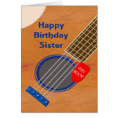 Zuster Guitar Player Birthday (Voorkant)