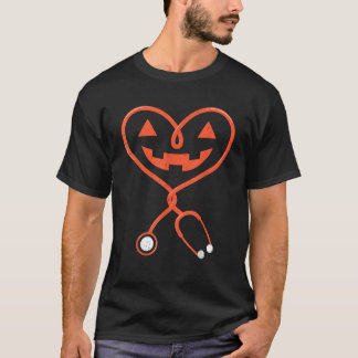 Zuster Halloween Costume Women Pumpkin Outfit Funn T-shirt