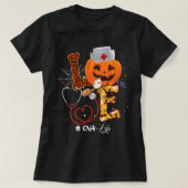 Zuster Halloween Costumes voor vrouwen met CNA Li T-shirt (Design voorkant)