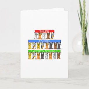 Zuster Happy Retirement Cartoons Katten Kaart