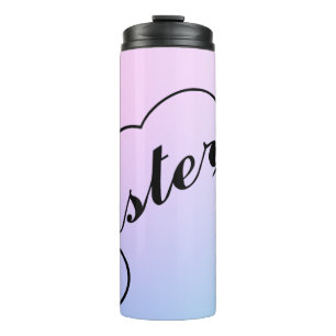 Zuster hart- en pastelkleuren thermosbeker