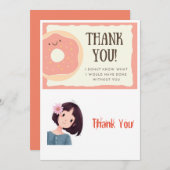 Zuster Hartelijk dank!  Bedankkaart (Voorkant / Achterkant)