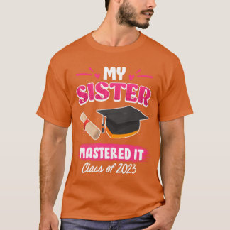Zuster heeft een masterdiploma 2023 masterdiploma t-shirt