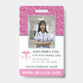 Zuster Home Health Aid Foto Badge