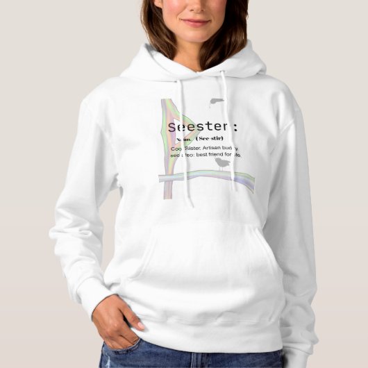 Zuster houdt van hoodie (Voorkant)