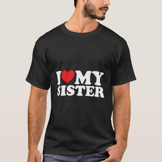 Zuster Ik hou van mijn T-shirt (Voorkant)
