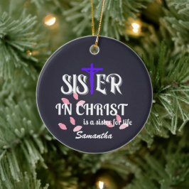 Zuster in Christelijke hars Keramisch Ornament
