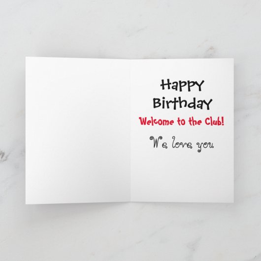 zuster in de kaart van de wetsverjaardag. 50ste (Binnen)