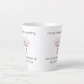 Zuster in de wet, bedoel je de wereld! latte mok (Voorkant)