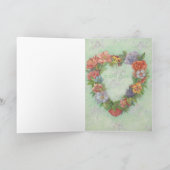 ZUSTER IN DE WET VALENTIJN GROET FEESTDAGEN KAART (Binnen)