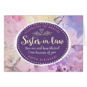 Zuster-in-law Birthday, die je viert