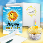 Zuster in Law Leuke Verjaardagsglimlach Kaart