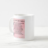 Zuster in Law Poem - 50th Birthday Koffiemok (Voorkant links)