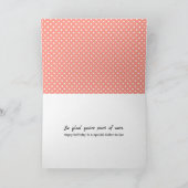 Zuster in Law Polka Dot Birthday Kaart (Binnen)