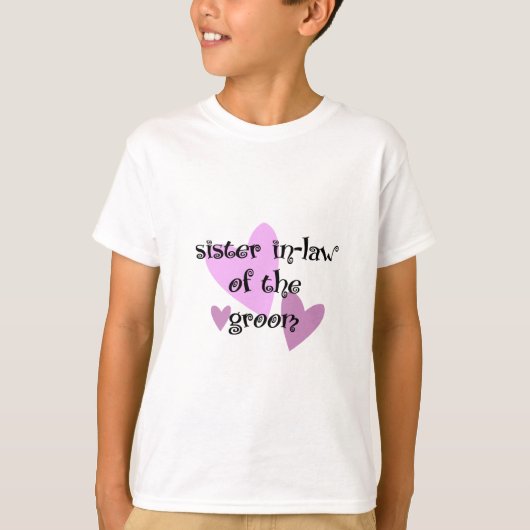 Zuster in-law van de Groom T-shirt (Voorkant)