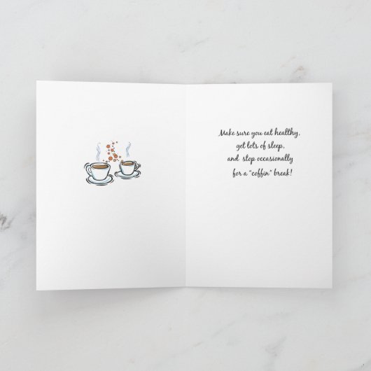 Zuster in Wet Funny Halloween Witches Brew Kaart (Binnen)