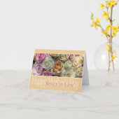 Zuster in Wet Happy Moederdag kaart (Gele Bloem)