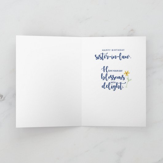 Zuster in Wet Religieuze Dag Daisies Kaart (Binnen)