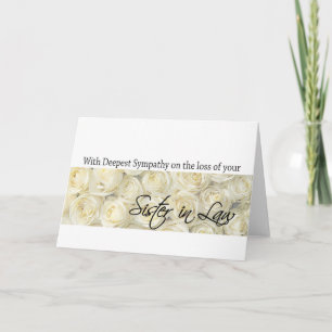 Zuster in Wet Sympathische kaart met Rozen