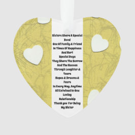 Zuster Inspirerend Ornament