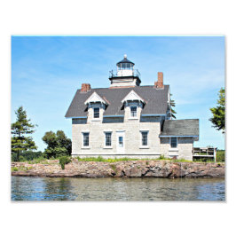 Zuster Islands Lighthouse, 1.000 eilanden New York Foto Afdruk