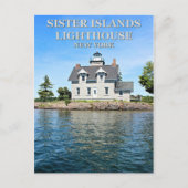 Zuster Islands Lighthouse, Briefkaart New York (Voorkant)