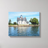 Zuster Islands Lighthouse, New York Canvas Print (Voorkant)