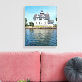 Zuster Islands Lighthouse, New York Canvas Print (Insitu (Woonkamer))