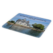 Zuster Islands Lighthouse, New York Cutting Board Snijplank (Hoek)