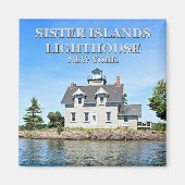Zuster Islands Lighthouse, New York Magnet (Voorkant)