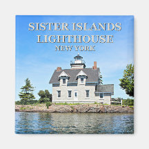 Zuster Islands Lighthouse, New York Magnet