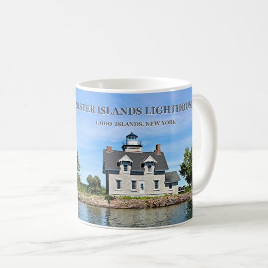 Zuster Islands Lighthouse, New York Mok (Voorkant rechts)