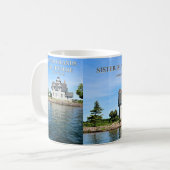 Zuster Islands Lighthouse, New York Mok (Voorkant links)