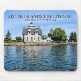 Zuster Islands Lighthouse, New York Mousepad Muismat