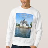 Zuster Islands Lighthouse, New York Sweatshirt (Voorkant)