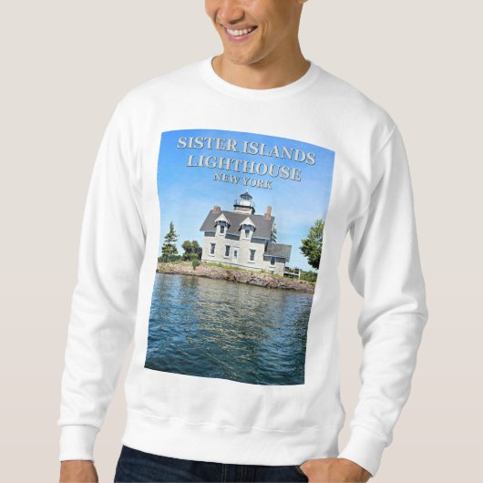 Zuster Islands Lighthouse, New York Sweatshirt (Voorkant)