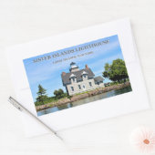 Zuster Islands Lighthouse, Stickers van New York (Envelop)