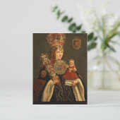 Zuster Juana, dochter van D. de Cortes Briefkaart (Staand voorkant)