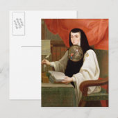 zuster Juana Ines de la Cruz Briefkaart (Voorkant / Achterkant)