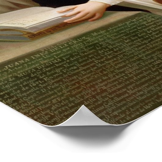 zuster Juana Ines de la Cruz Poster (Hoek)