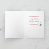 Zuster Jubileum van Religious Life Blessing Kaart (Binnen)