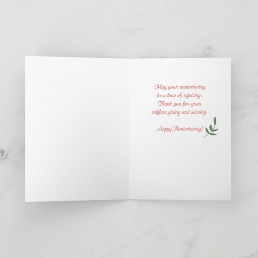 Zuster Jubileum van Religious Life Blessing Kaart (Binnen)