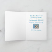 Zuster Kanker Moody Cat Gevouwen Wenskaart Kaart (Binnen)