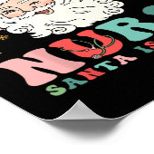 Zuster kerstfeest is mooi voor de verpleegster. poster (Hoek)