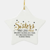 Zuster Kerstversiering Keramisch Ornament (Voorkant)