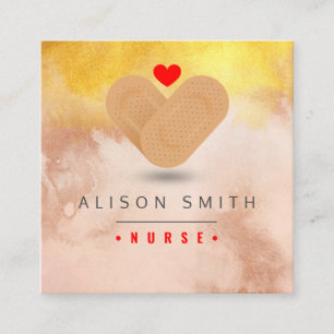 Zuster/kinderverpleegkundige/verzorger Vierkante Visitekaartje